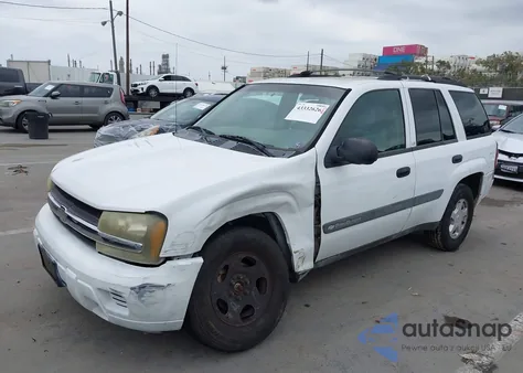 2003 Chevrolet Trailblazer Ls from USA, damaged, VIN 1GNDT13S432287001